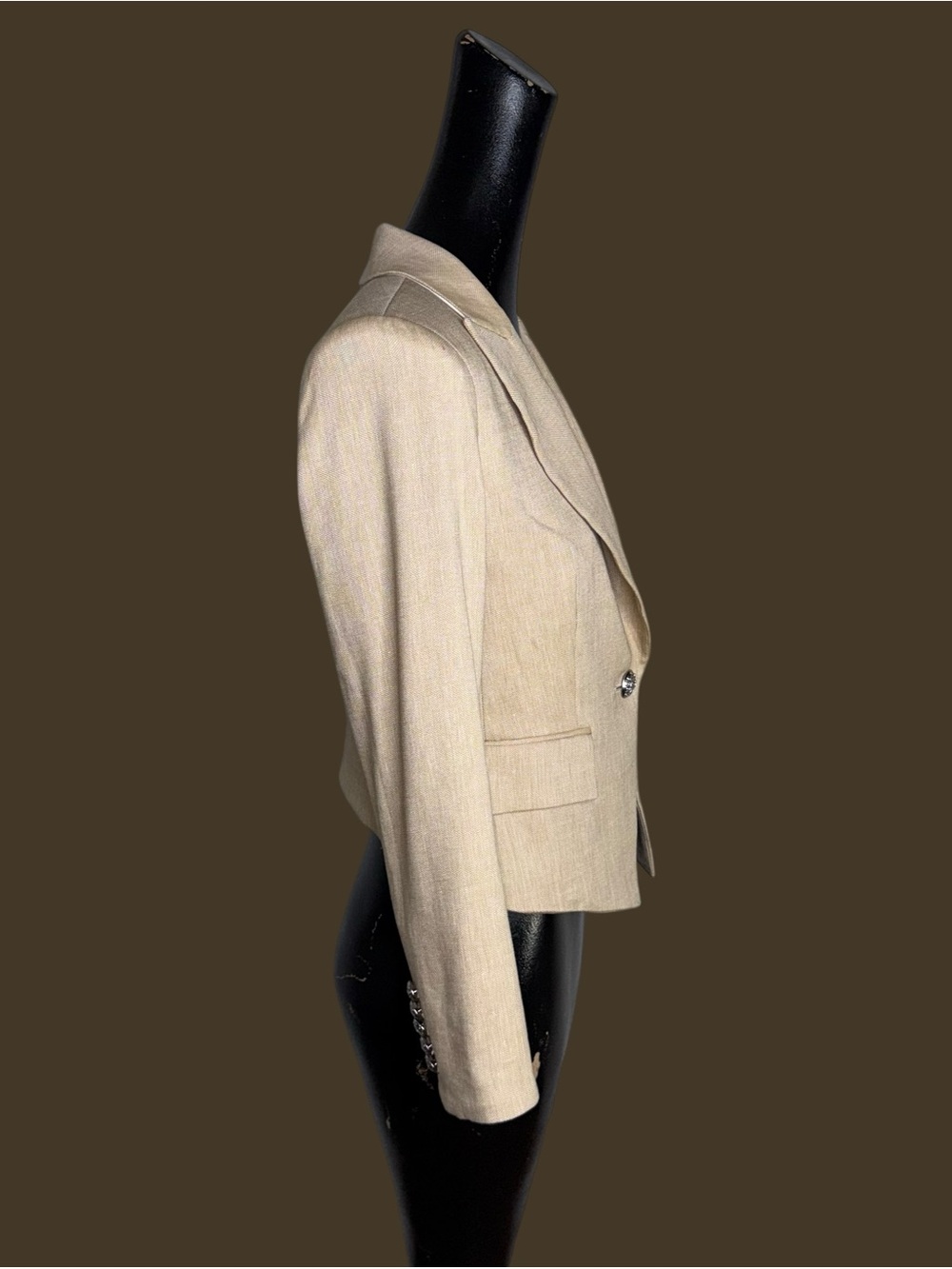 Veronica Beard Hosanna Linen-Blend Dickey Jacket - Picture 12 of 16